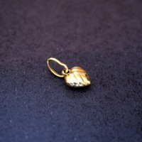 Colgante en Oro Amarillo 18k Corazn