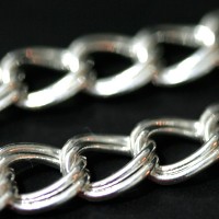 Chain Silver 925 2 Links 45cm / 1cm