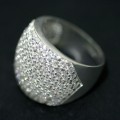 Ring Silver 925 with 170 Stones of Zirconia