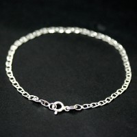 bracelet 925 silver links of 3 mm / 22 cm