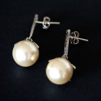925 Silver Pearl Earring