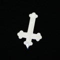 925 Silver Cross Pendant with Engraving Force