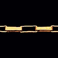 18k Yellow Gold Chain Venetian Long 50 cm / 1.0 mm