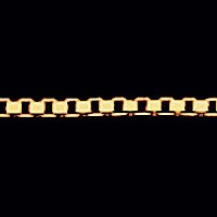 18k Yellow Gold Chain Venetian  60cm / 1.0mm
