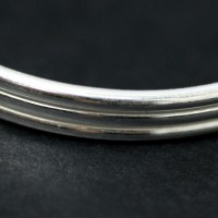 925 Silver earring Argola 3 Wire