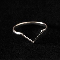 Silver Ring 925 String Format V