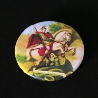 Acrylic Brooch with Photolithographic