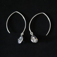 925 Silver Earring with Zirconia Stone