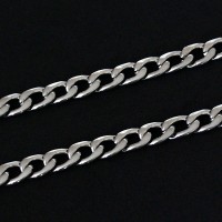Steel Chain Grum Flattened 80cm / 7mm