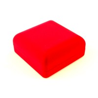 Caixa de Pulseira / Bracelete em Veludo (Vermelho)
