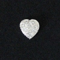 Heart Engraved with Zirconia Stones Secret Passionate 925 Silver for Capsule Moments of Life