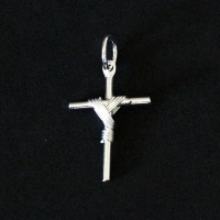 925 Silver Cross Worked Pendant