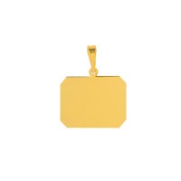 Gold pendants for recording picture 15 mm x 19 mm