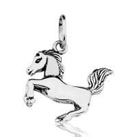 925 Horse Silver Pendant