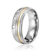 Alliance Stainless Steel Anatomic 7mm Fosca with Side Wire and 3 zirconia stones 2mm