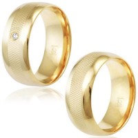 Corteza Alliance Gold 8mm moleteada / Corteza Alliance Gold 8mm moleteada con zirconia Piedra