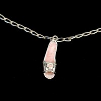 Anklet with Pink Shoe Pendant
