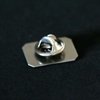 Bottom Broche Ouro Branco 18k 0750 FotoGravao 15mm x 19mm