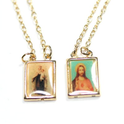 Semi Jewelry Gold Plated Brooches, Pins, Bottom, chains, necklaces, bracelets and scapulars