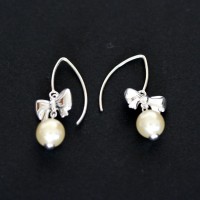 925 Silver Pearl Earring Ties
