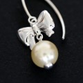 925 Silver Pearl Earring Ties