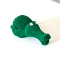 To Velvet Ring Box Alligator (Green)