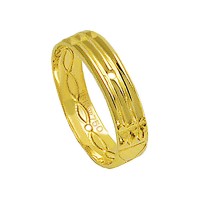 Alianza de oro 18k 750 Ancho 5.30 mm Altura 0.80mm