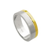 Alliance Gold and White Gold 18k 750 Width 6.00mm Height 1.50mm
