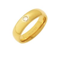 Alliance Super Anatomic 18k Gold 750 with a brilliant 11.00 Points Width 5.40mm Height 2.20mm