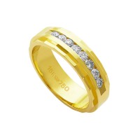 Alliance 18k Gold 750 with 15 brilliant 2.25 Points Width 6.00mm Height 2.00mm