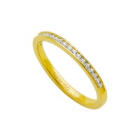 Alliance Anatomic 18k Gold 750 with 15 brilliant 2.25 Points Width 2.00mm Height 1.70mm