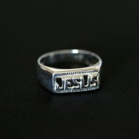 Silver Ring 925 Jesus