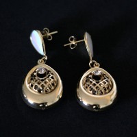 Earring Gold Plated Jewelry Semi Sis