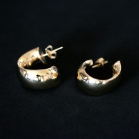 Earring Gold Plated Jewelry Semi Media Snail