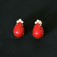 Earring Gold Plated Jewelry Semi Small Brightness