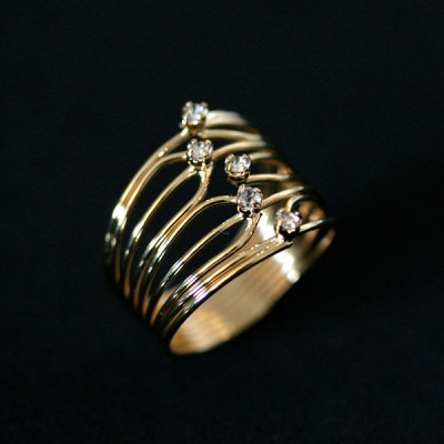 News and Releases: Semi jewelry gold plated rings and earrings