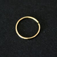 Piercing de Ouro 18k 0750 Argola Simples