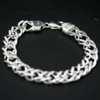 Bracelet 925 Silver Links with 22 cm / 1.2 mm