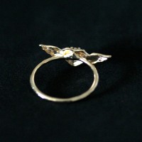 Ring Semi Veneer Jewelry Heart with Wings Phalanx