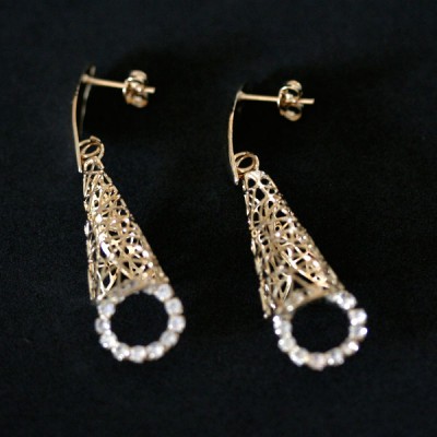 News and Releases: Semi jewelry gold plated rings and earrings