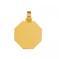 Gold pendants for recording color photo 18.3mm x 18.3mm