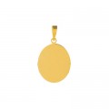 Gold pendants for recording color photo 15.7mm x 13mm