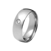 Alliance anatomical 8mm stainless steel and stone zirconia 3mm