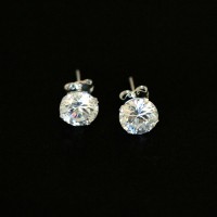925 Silver Earring with Stone Zirconia