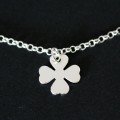 Anklet Silver 925 Clover Portuguese and Carambola