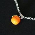 Anklet Silver 925 Clover Portuguese and Orange