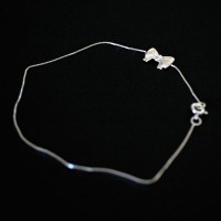 925 Silver Anklet Lace