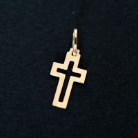 PingentedeOuro18kCruzChapaVazada