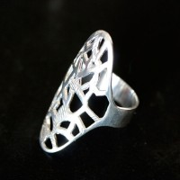 925 Anillo de Plata con detalles