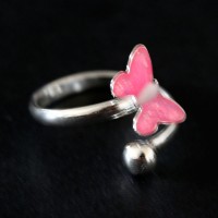 Ring Silver 925 butterfly